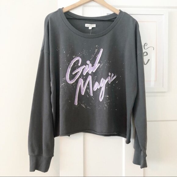 GRAYSON THREADS Girl Magic Cropped Sweatshirt XXL - Picture 3 of 8